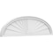 Ekena Millwork Elliptical Sunburst Architectural Grade PVC Pediment, 46"W x 12-1/2"H x 2"P PEDPS046X125ELL01 - alternate 1